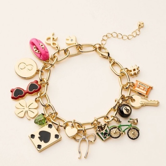 Kate Spade x Target NIB Mixed Novelty Chunky Charm Bracelet - Picture 7 of 13